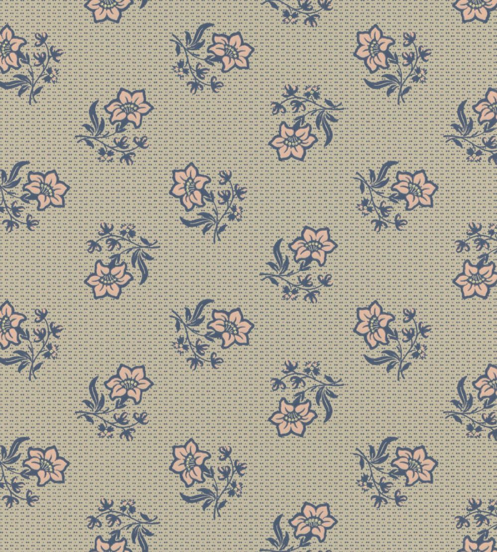 Edelweiss Wallpaper by Langelid Von Bromssen Coral Sand