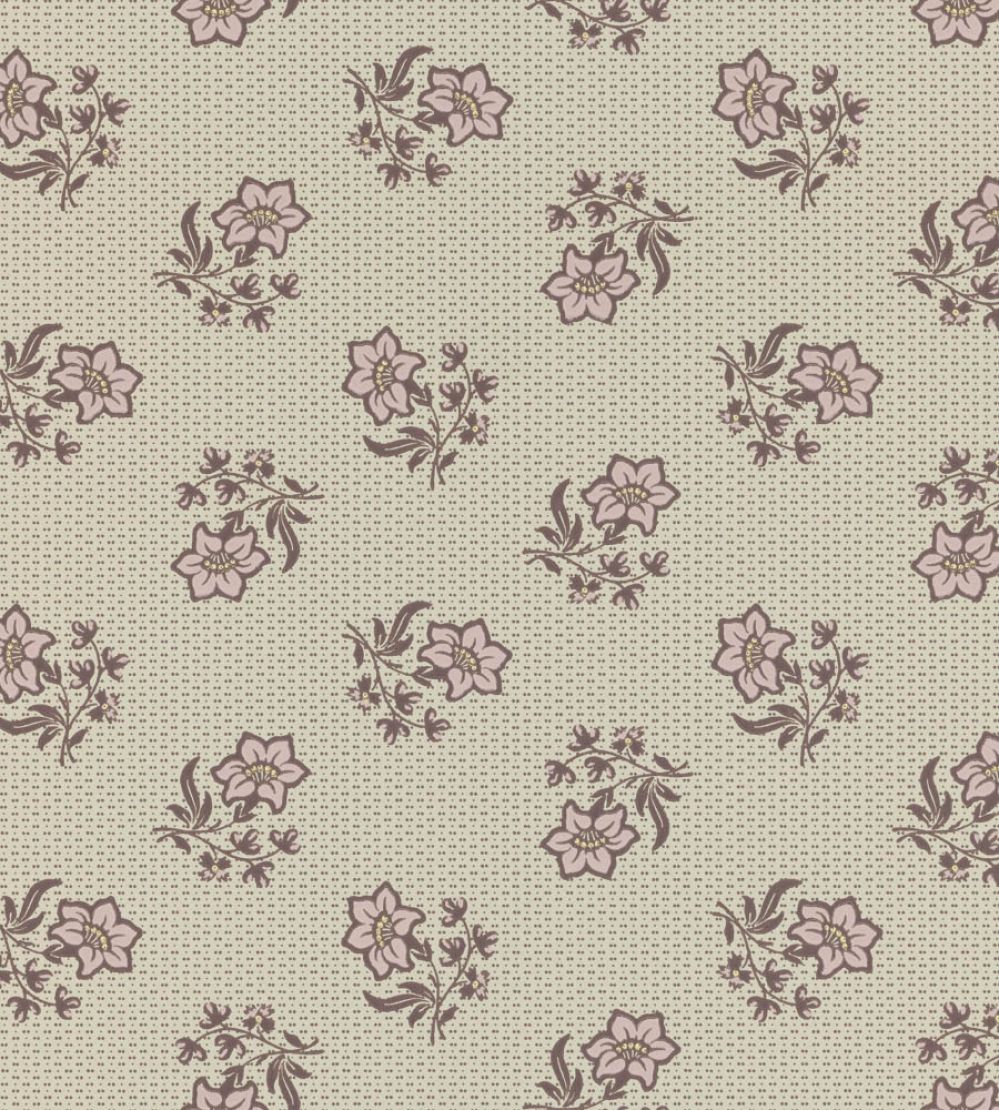 Edelweiss Wallpaper by Langelid Von Bromssen Rose Taupe