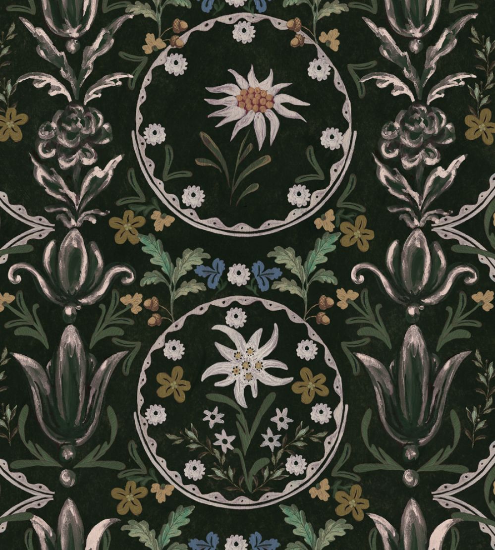 Edelweiss Wallpaper by MINDTHEGAP Cypress Green
