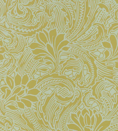 Eden Wallpaper by 1838 Wallcoverings Mellow Yellow