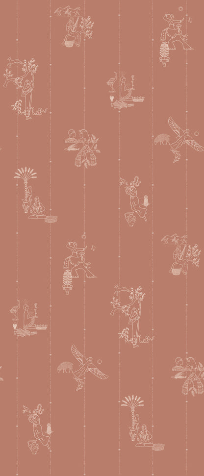 Eden Terra Cotta mural by Bien Fait