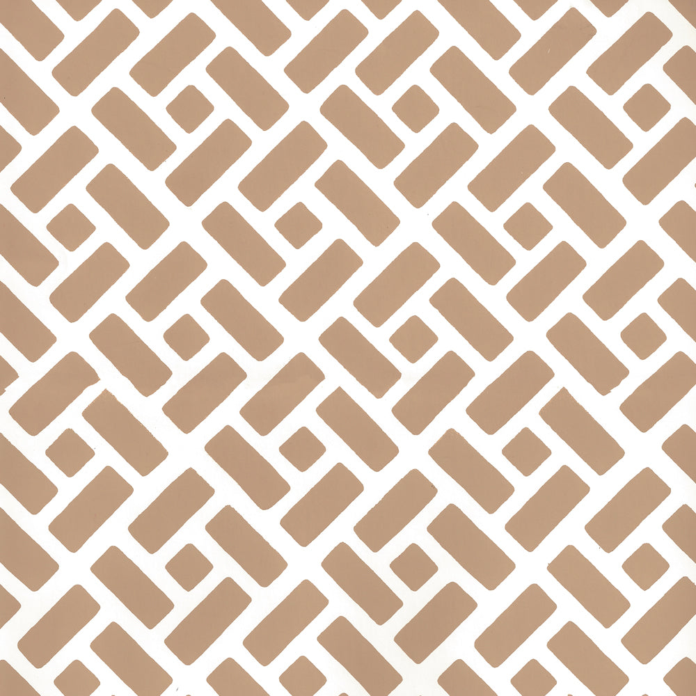 Edo Camel II on Almost White wallpaper by China Seas
