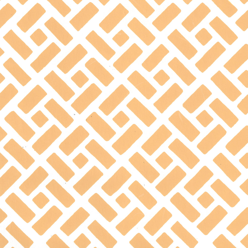 Edo Inca Gold on Almost White wallpaper by China Seas