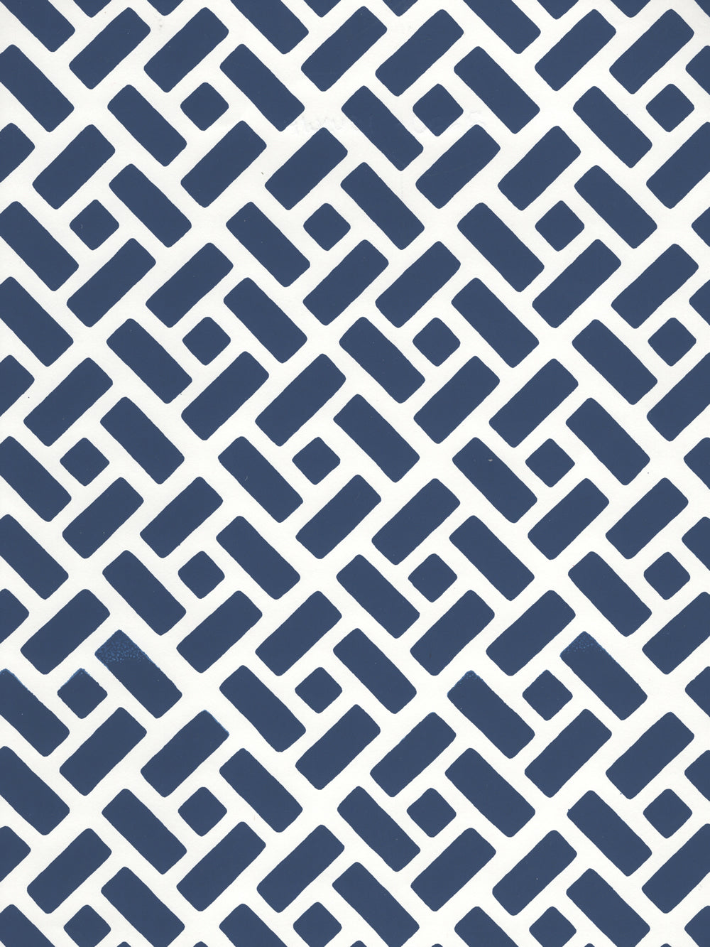 Edo Navy on White wallpaper by China Seas