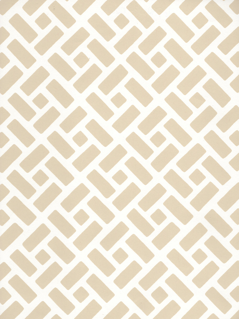 Edo Beige on White wallpaper by China Seas