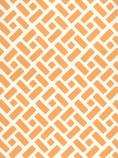 Edo New Yellow on Almost White wallpaper by China Seas