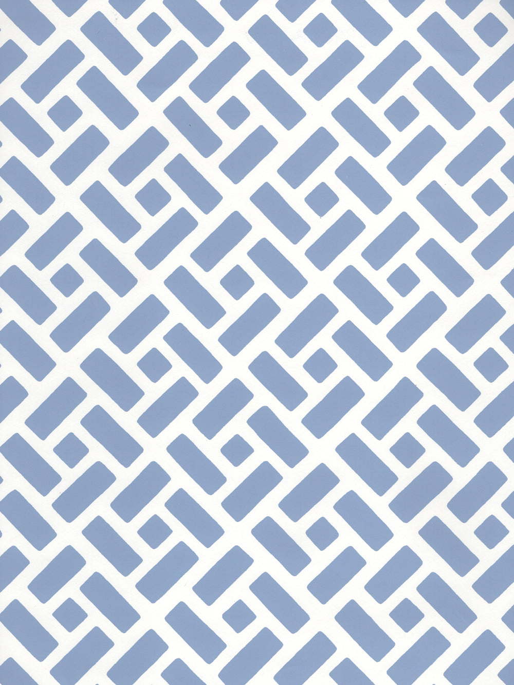 Edo French Blue on White wallpaper by China Seas