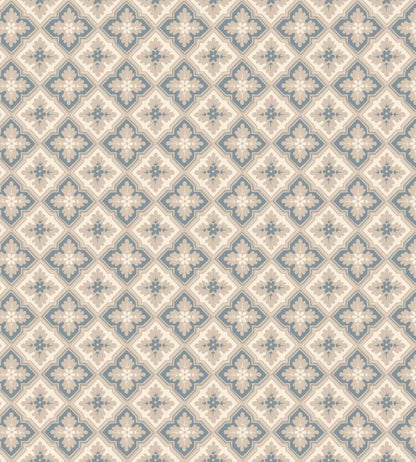 Edvin Wallpaper by Sandberg Indigo Blue