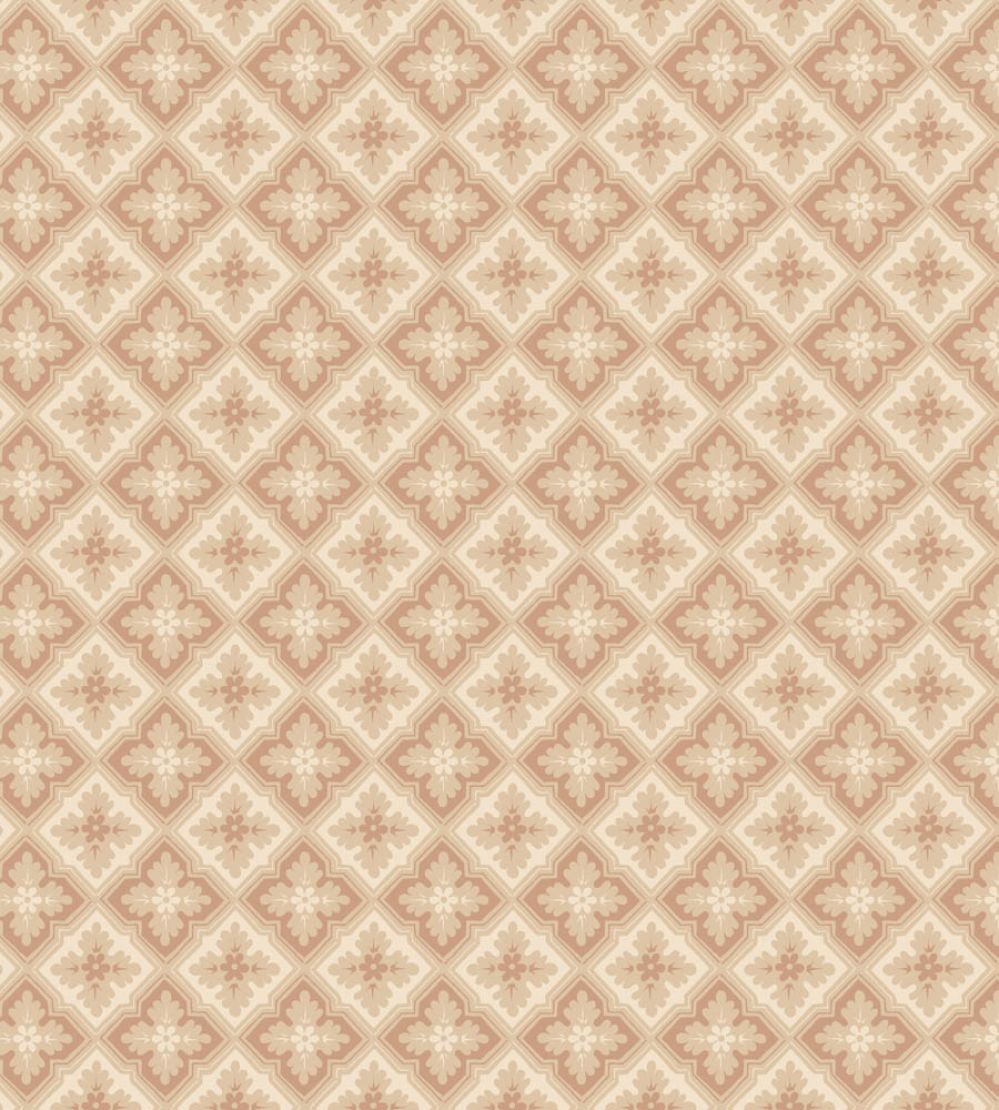 Edvin Wallpaper by Sandberg Terracotta