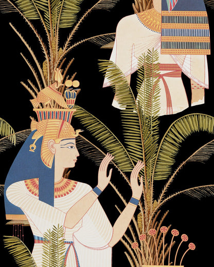 Egyptian Queens Anthracite wallpaper by MINDTHEGAP