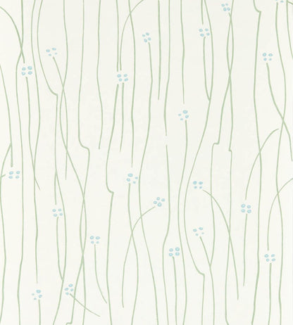 Eizou Wallpaper by Harlequin Avocado/Sky/Chalk