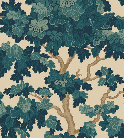 Eken Wallpaper by Sandberg Teal
