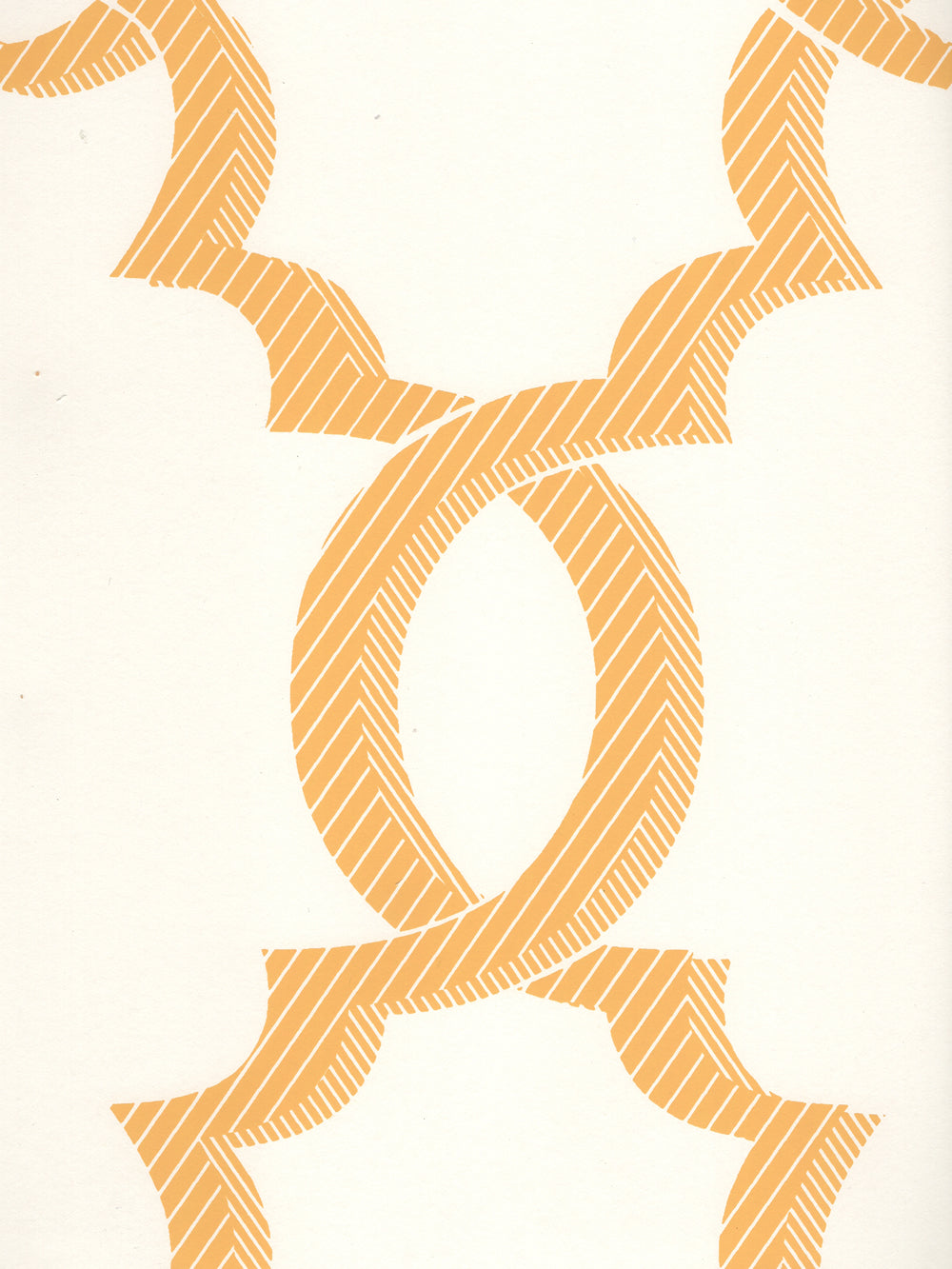 El Cid New Yellow on Almost White wallpaper by Quadrille