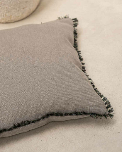 El Mercader fabric by Coordonné in Grey, shown in a styled room