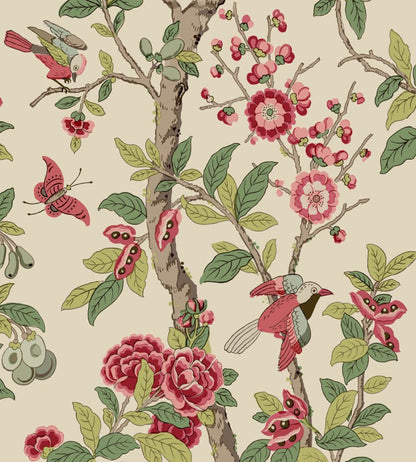 Eldon Wallpaper by GP & J Baker Archive Pink