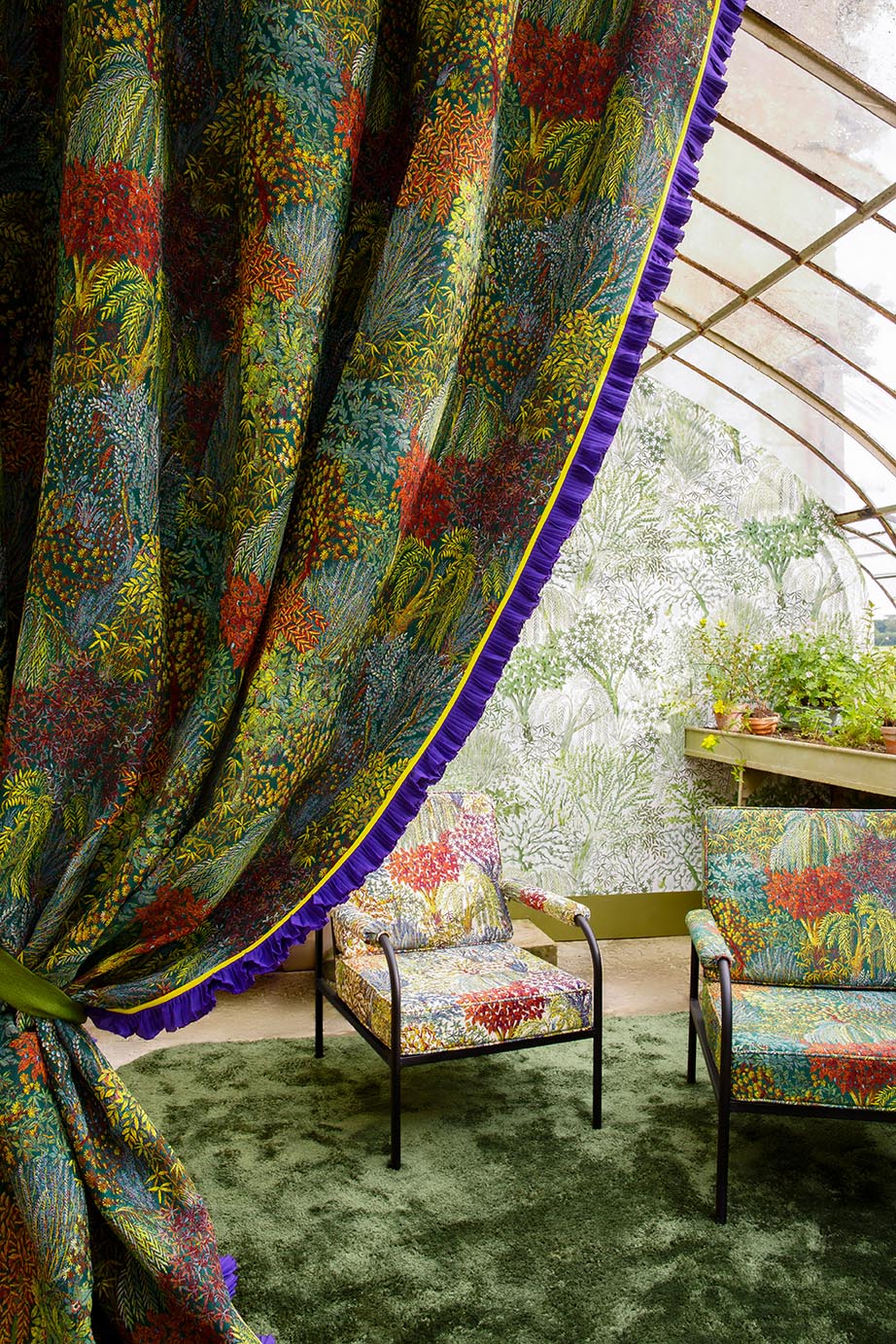 Eldorado Fabric by Pierre Frey shown in a room setting (view 2)