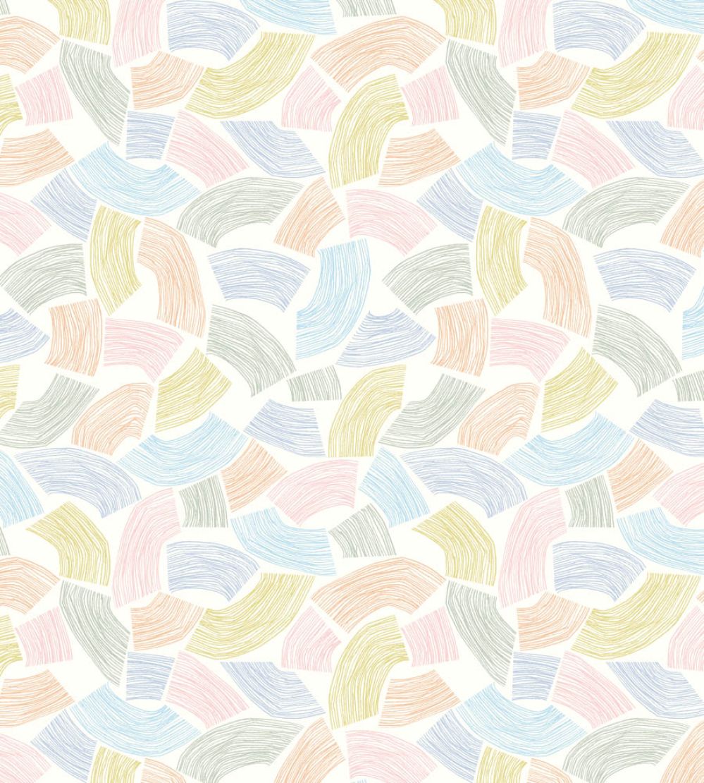 Elements Wallpaper by Ohpopsi Coral Pastel