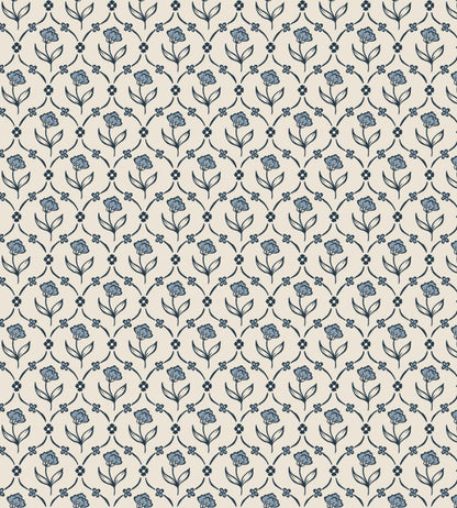 Elena Wallpaper by Sandberg Blue