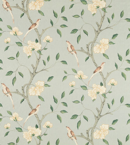 Eleonora Print Fabric by Zoffany Stockholm Blue