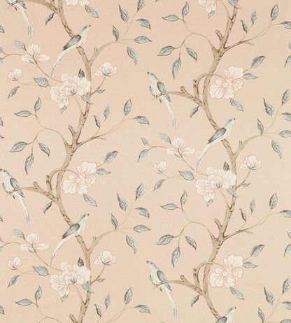 Eleonora Print Fabric by Zoffany Tuscan Pink