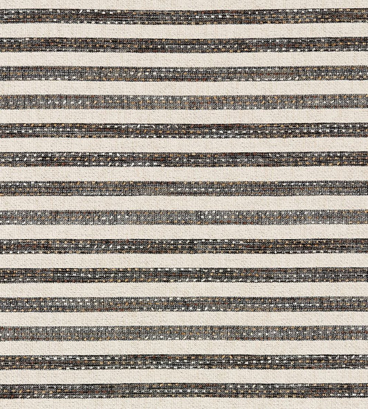 Elias Fabric by Clarke & Clarke Charcoal/Linen