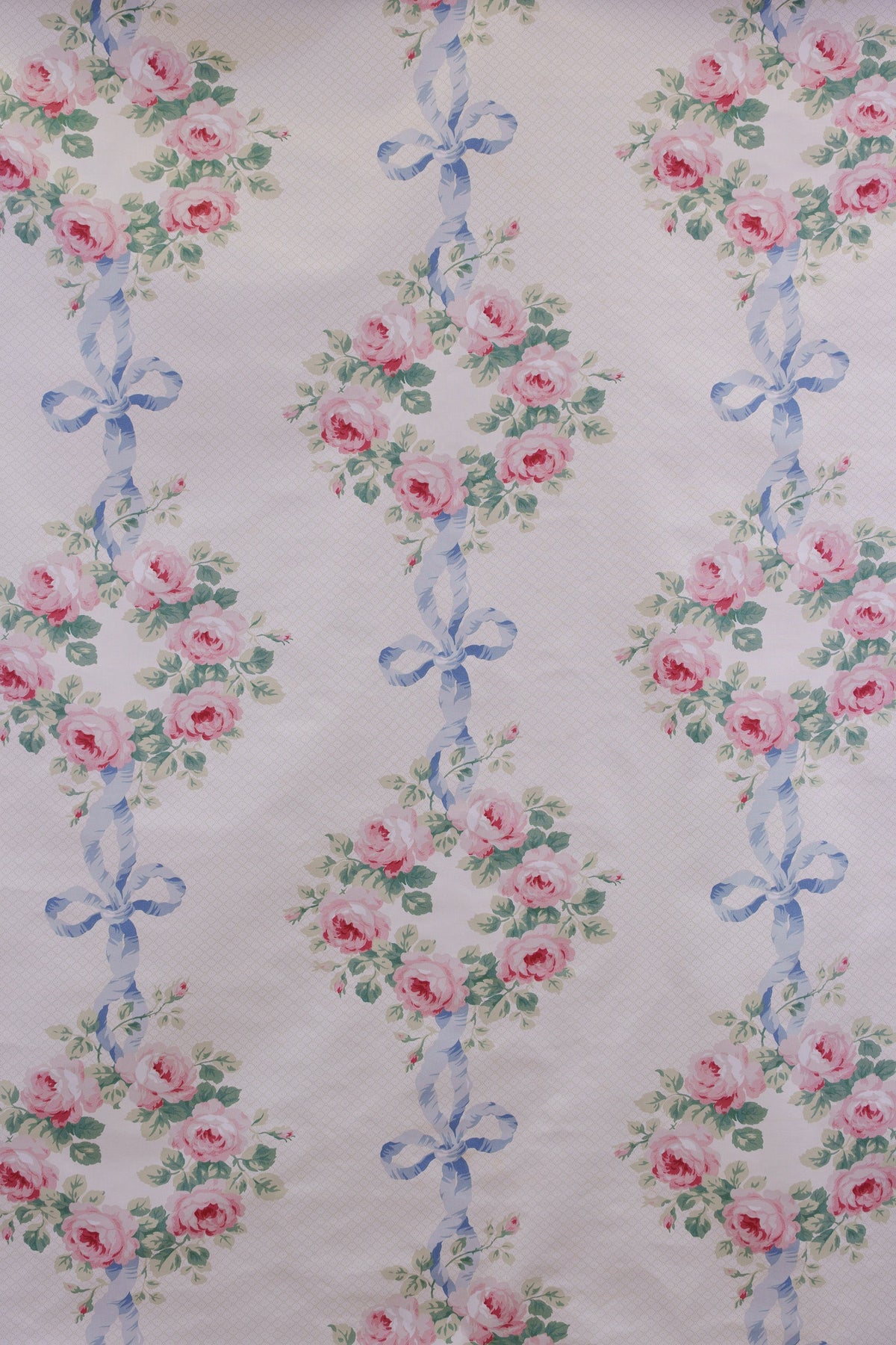 Elizabeth Fabric by Jean Monro in Blue/Pink