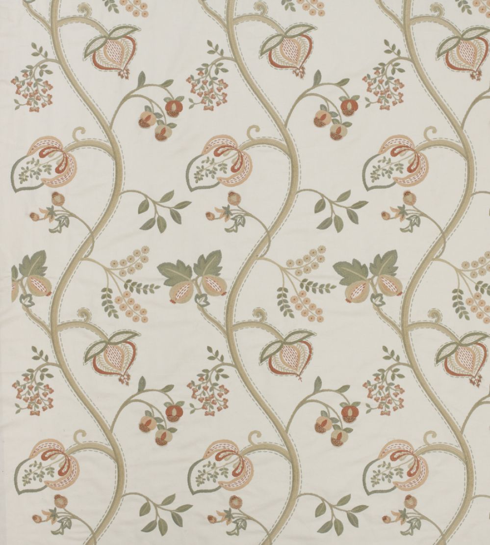 Elizabeth Fabric by James Hare Terracotta