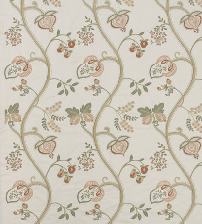 Elizabeth Fabric by James Hare Terracotta