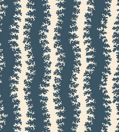 Elkhorn Stripe Wallpaper by Josephine Munsey Beakster Blue/Salt Ridge