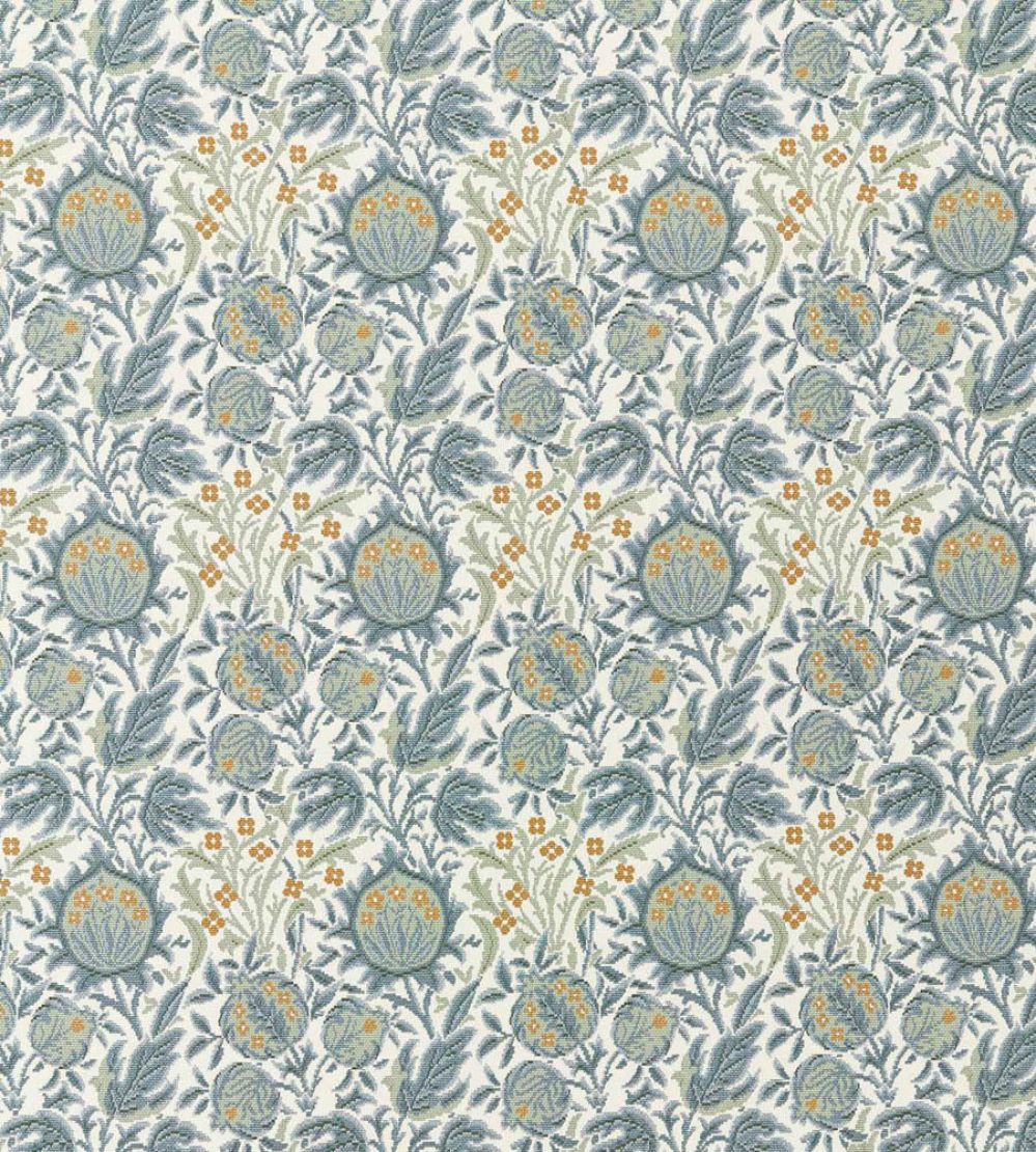 Elmcote Weave Outdoor Fabric by Morris & Co Mineral Blue