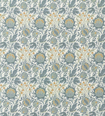 Elmcote Weave Outdoor Fabric by Morris & Co Mineral Blue