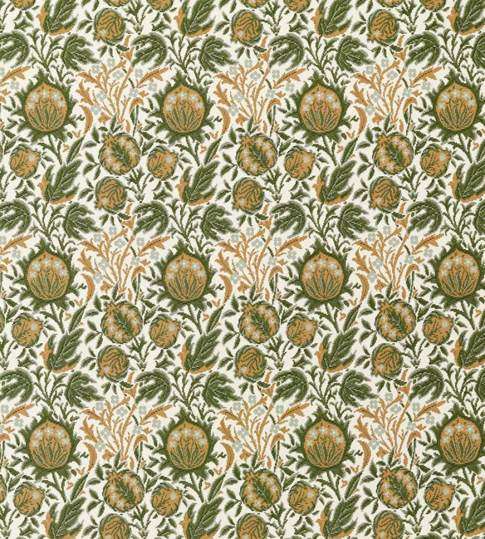 Elmcote Weave Outdoor Fabric by Morris & Co Moss/Wheat