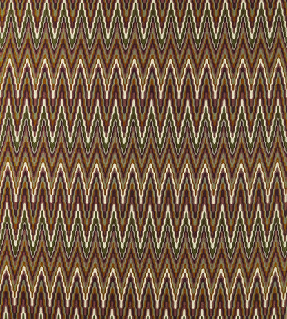 Elota Fabric by Harlequin Burgundy/Moss