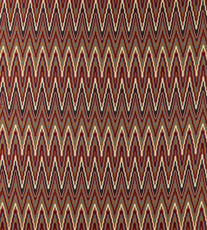 Elota Fabric by Harlequin Indigo/Maroon