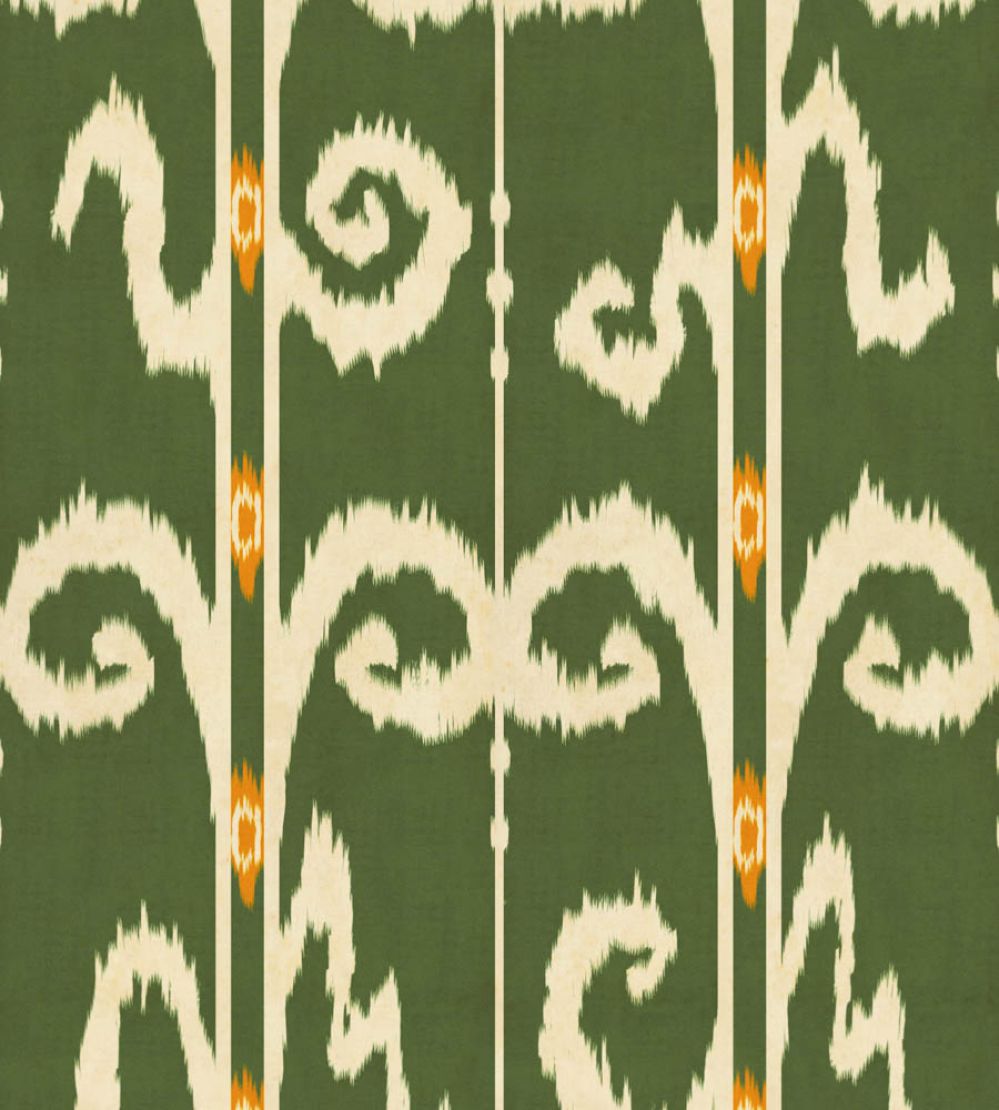 Elysia Ikat Wallpaper by MINDTHEGAP Fern