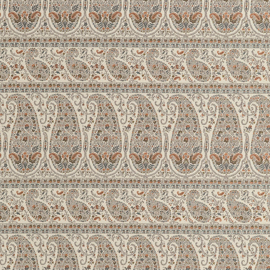 Emalin Paisley Fabric by Thibaut in Curry (W711332)