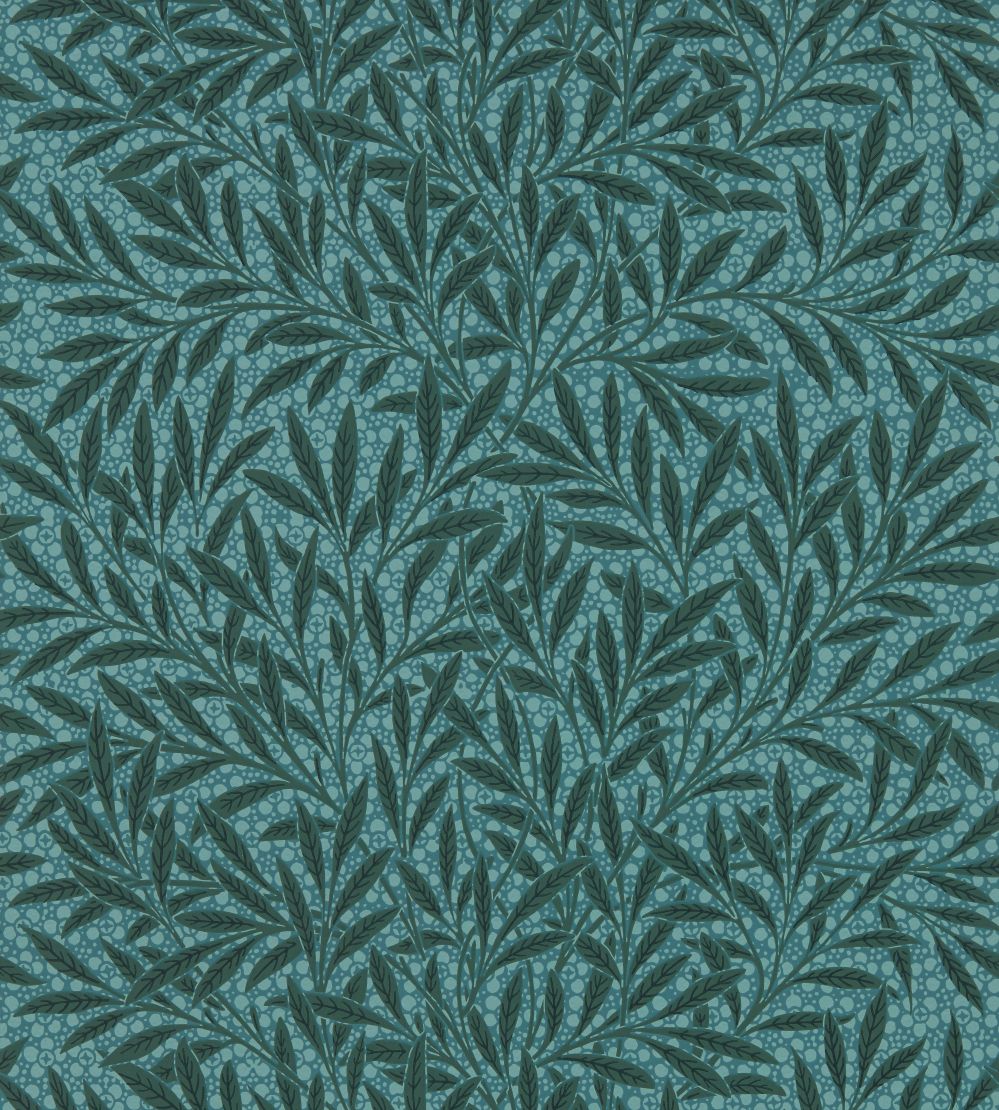 Emery's Willow Wallpaper by Morris & Co Emery Blue