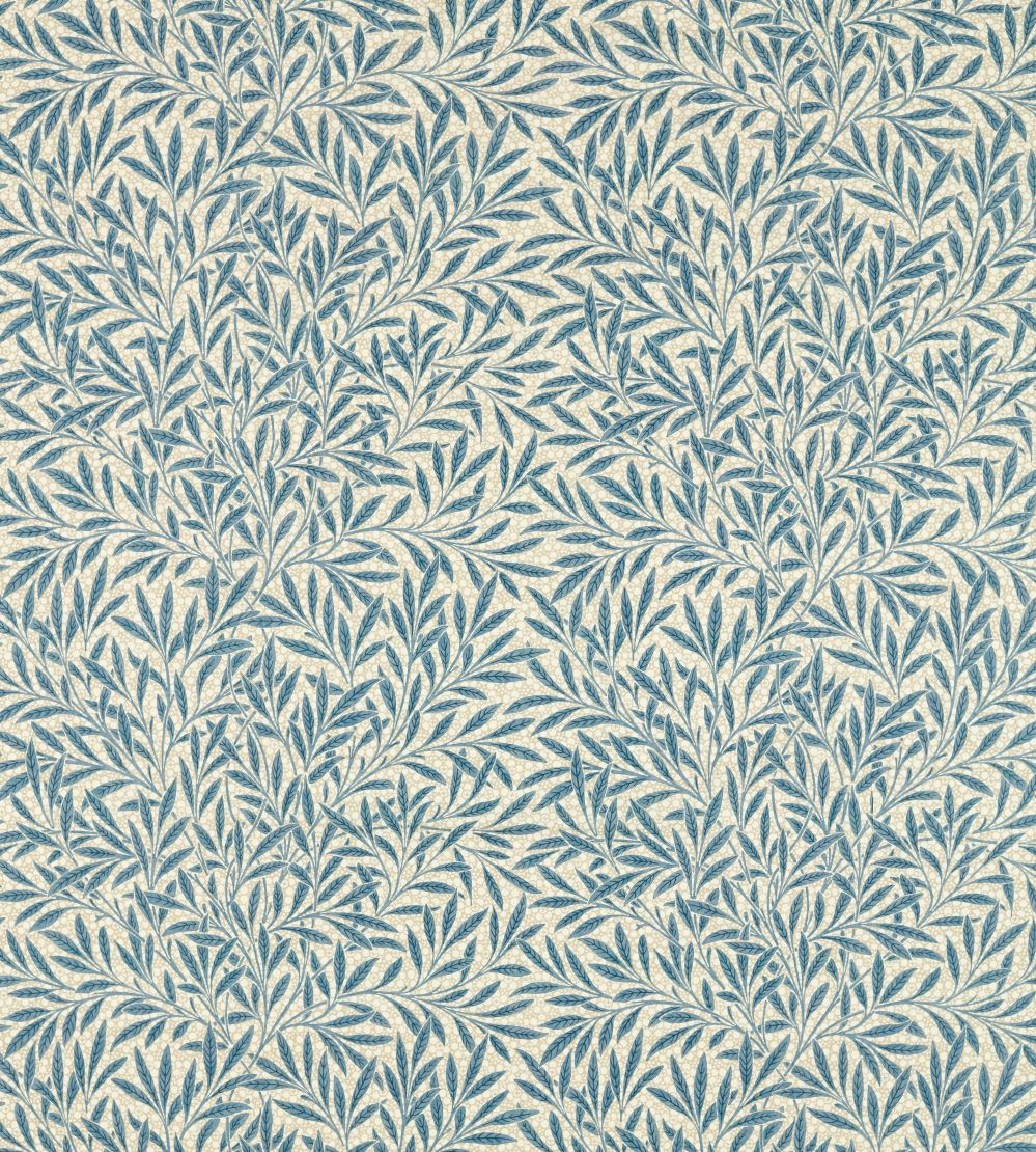 Emery's Willow Fabric by Morris & Co Woad Blue