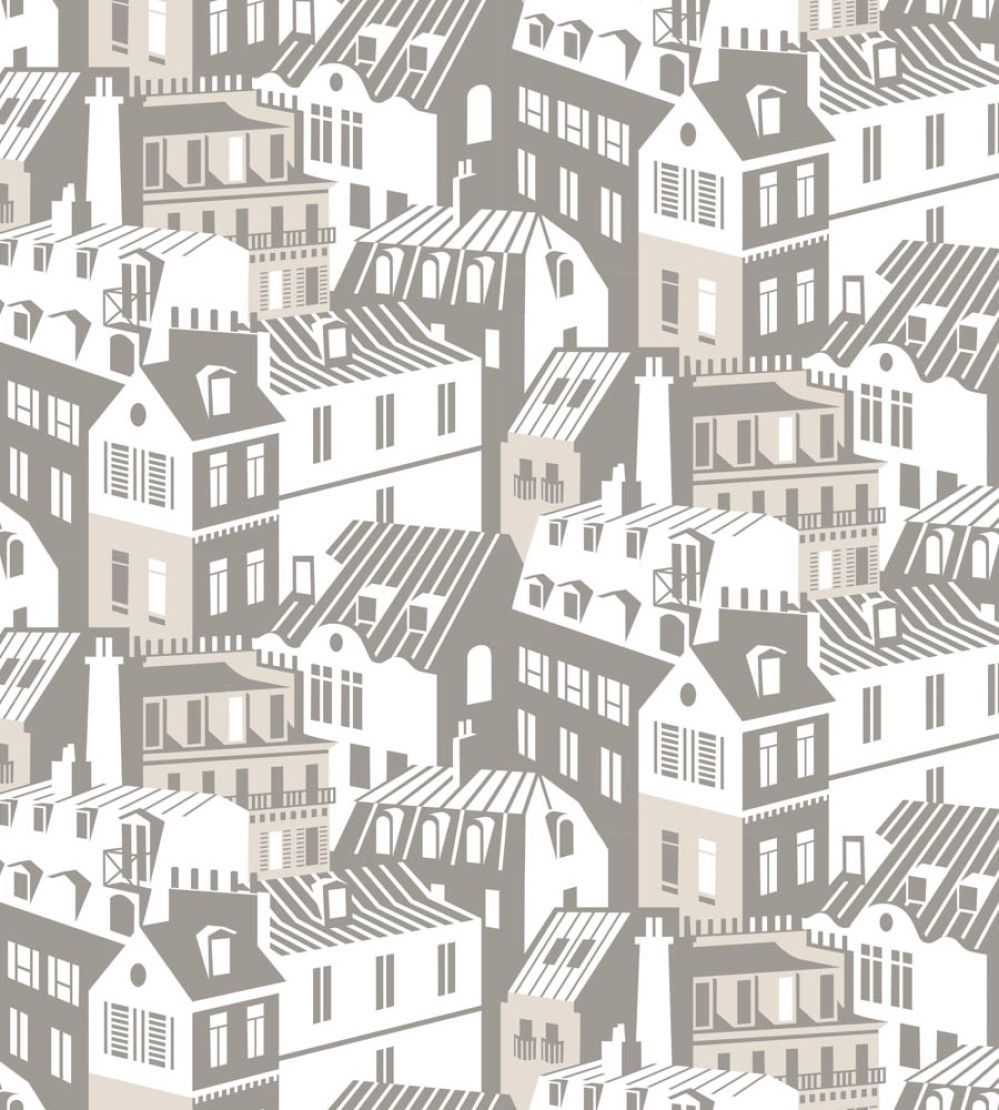 Emmas Apartment Wallpaper by Mini Moderns Stone
