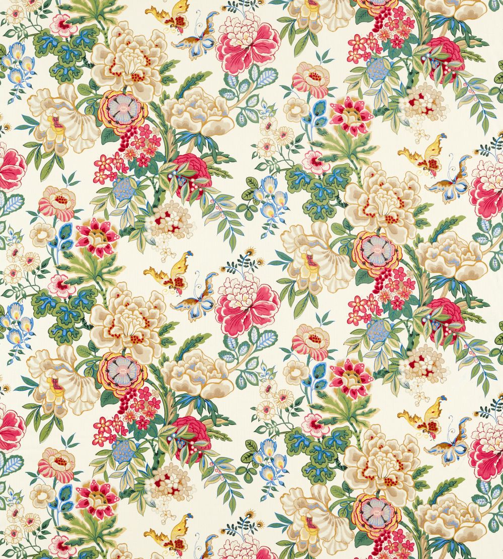 Emperor Peony Fabric by Sanderson Lotus Pink