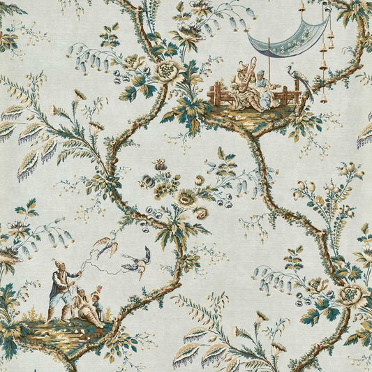 Emperors Musician La Seine mural by Zoffany