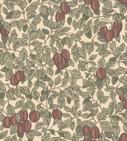 Emrik Wallpaper by Sandberg Burgundy