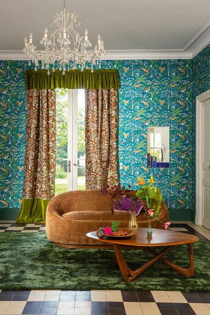 En Forêt Wallpaper by Pierre Frey shown in a room setting (view 2)