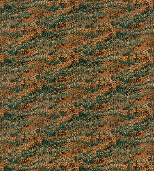 End Paper Velvet Fabric by Mulberry Home Teal