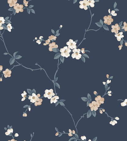 Engla Wallpaper by Sandberg Classic Blue