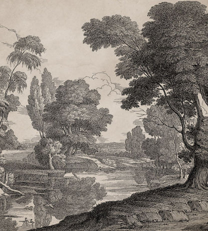 Engraving Mural by Coordonne Ink