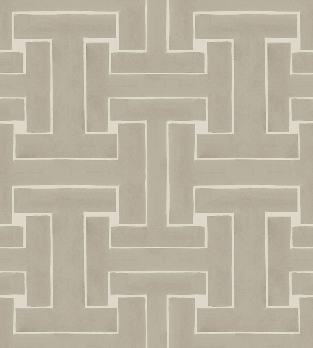 Ensemble Wallpaper by Tres Tintas Beige