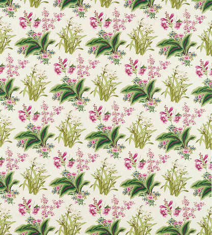 Enys Garden Fabric by Sanderson Rose Leaf