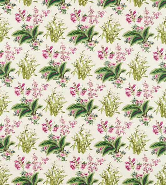 Enys Garden Fabric by Sanderson Rose Leaf