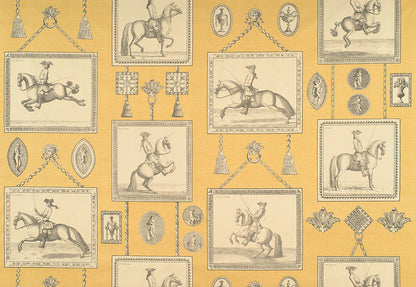 Equestrian Fabric by Nile & York in Yellow